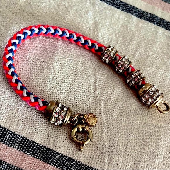 J CREW | rope bracelet | Sliding Crystal Charms - Picture 4 of 16